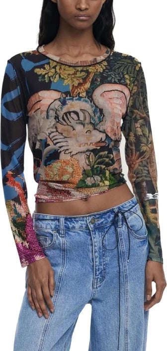 Maicë Desigual femra, blu