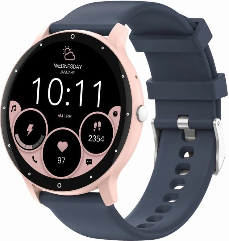 Smartwatch Gravity për femra, rozë dhe kaltër