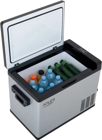 Frigorifer portativ me kompresor, Adler, AD 8081, 40L, ekran LCD, diapazon -20°C deri +20°C, gri/zi Frigorifer portativ me kompresor, Adler, AD 8081, 40L, ekran LCD, diapazon -20°C deri +20°C, gri/zi