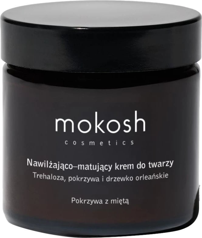 Krem fytyre për femra Mokosh Moisturizing-Mattifying Nettle me Mint, 60ml