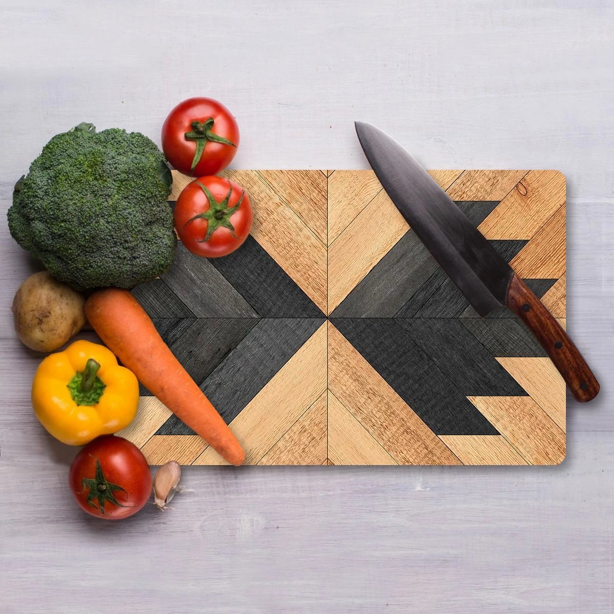 Dërrasë prerëse Hermia, qelq i temperuar, shumëngjyrëshe, 25x35cm, Ckt120-2535 Dërrasë prerëse Hermia, qelq i temperuar, shumëngjyrëshe, 25x35cm, Ckt120-2535