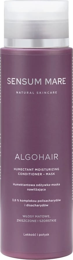 Kondicioner-maskë për flokë Sensum Mare Algohair Humectant Nourishing për femra, 250ml