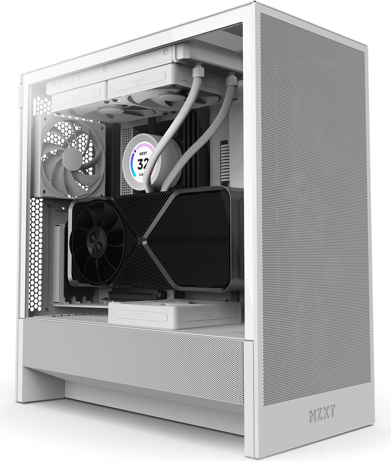 Kasë NZXT H5 Flow - E bardhë