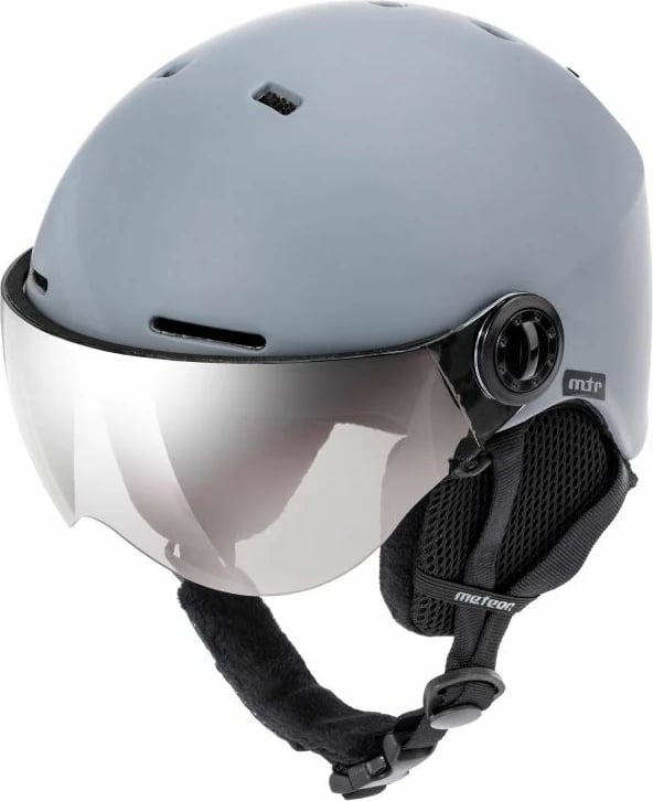 Helmetë për skijim Meteor, hiri