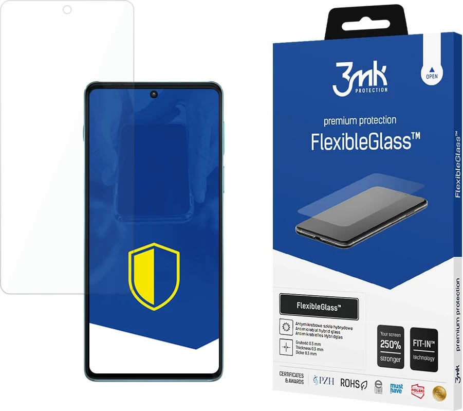 Mbështjellës xhami 3mk FlexibleGlass për Motorola Edge 20 Pro, Transparent