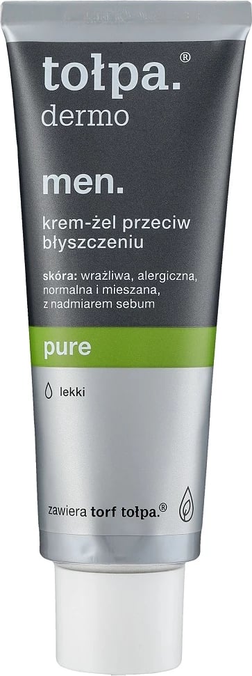 Krem-xhel për fytyrë Tołpa Dermo Men Pure Light për meshkuj, 40ml