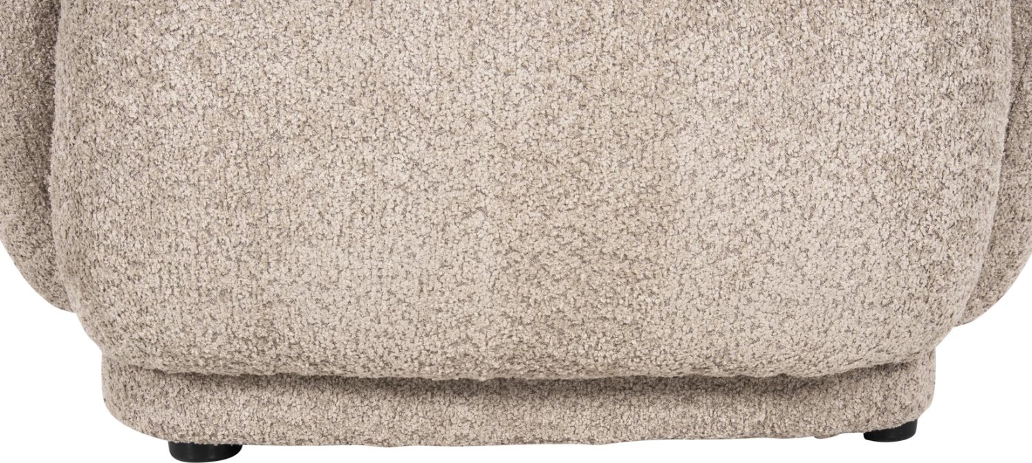 Fotelje KARPEN FH9600.08, pëlhurë boucle bezhë, 93x87x78H cm.