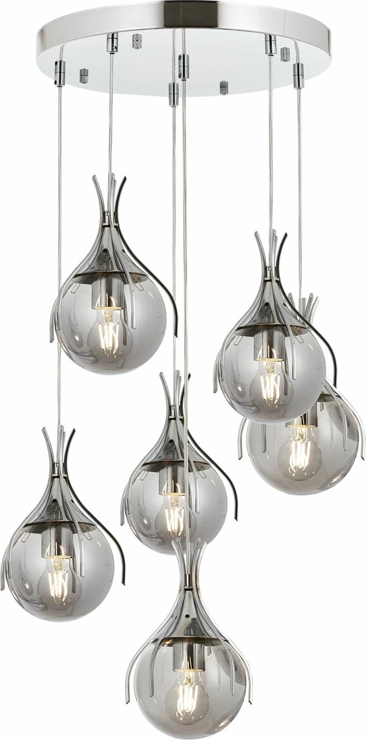 Llambë tavani moderne, Opviq, AV-1766-6KT, krom