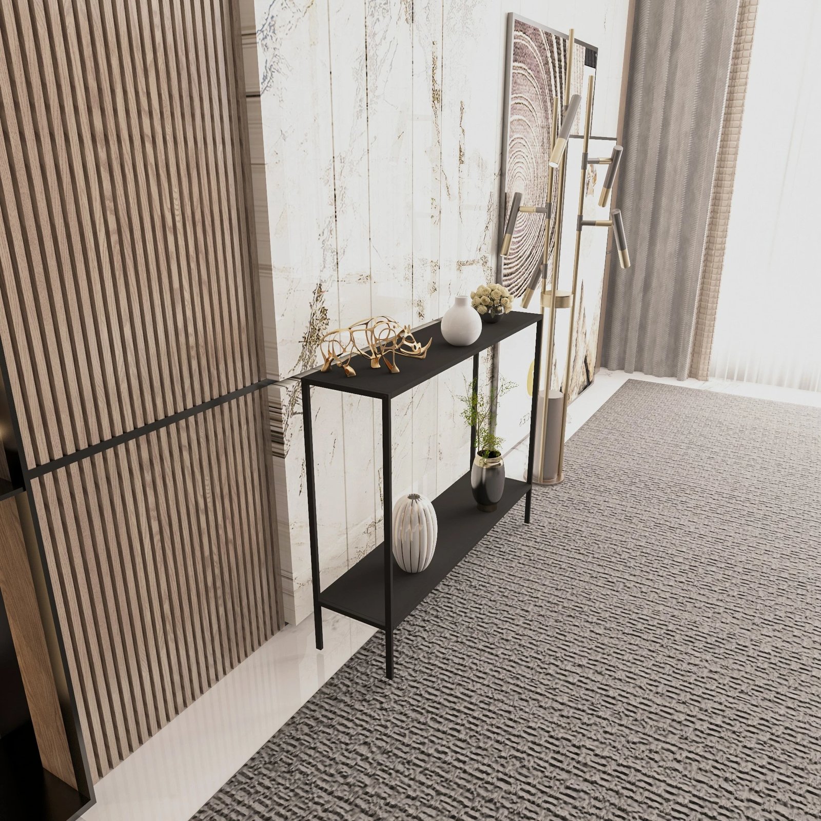 Bufe modern, ngjyrë e zezë, Skye Decor, Küba