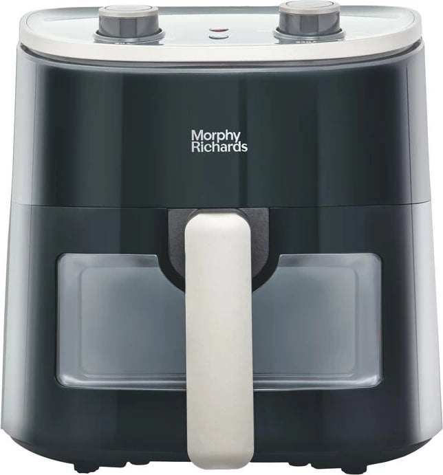 Fritezë pa yndyrë Morphy Richards 480007, me dritare shikimi, e zezë