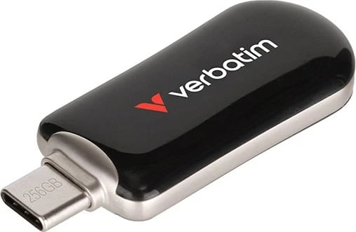 Pendrive USB-C, Verbatim Plectra DHVE30225PLG, 128GB, USB 3.2 Gen 1 deri 100MB/s lexim 25MB/s shkrim, e zezë