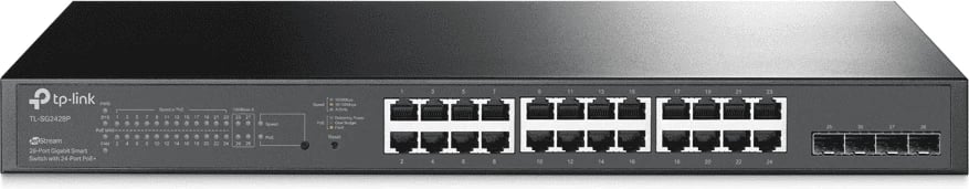 Switch TP-LINK TL-SG2428P 24 porta Gigabit 4 SFP PoE+ zi