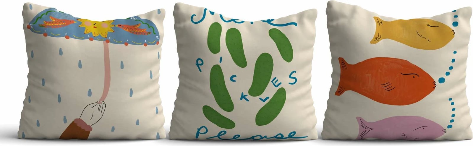 Set mbulesash jastëku (3 copë), dizajn Aberto, Asr_plw25 - 7