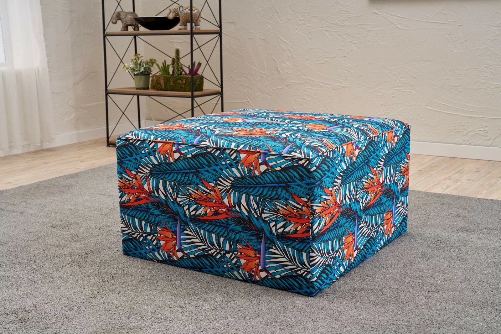 Puf Atelier del Sofa, ngjyrë kaltër, Kozan