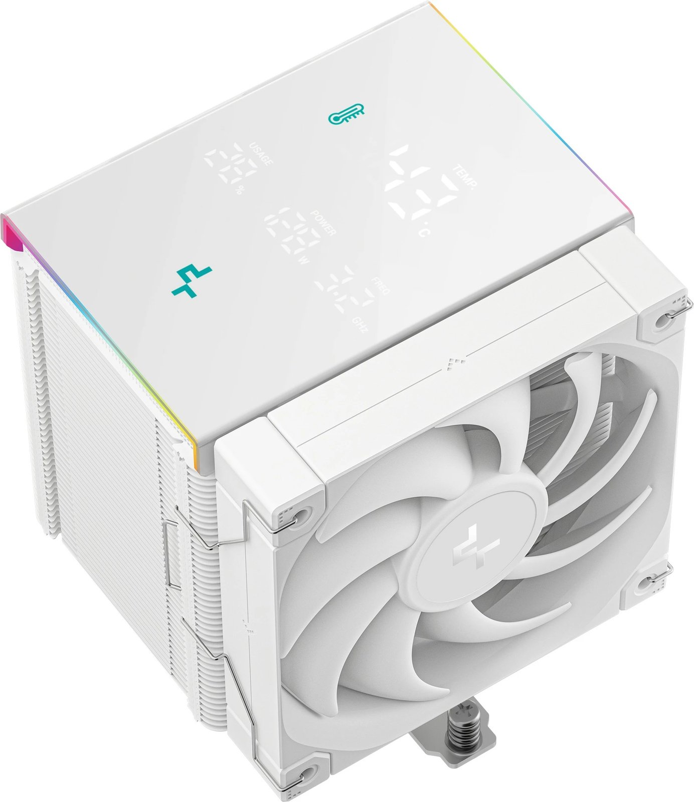 Ftohës ajri Deepcool AK500 DIGITAL PRO, 1x12cm LED, i bardhë