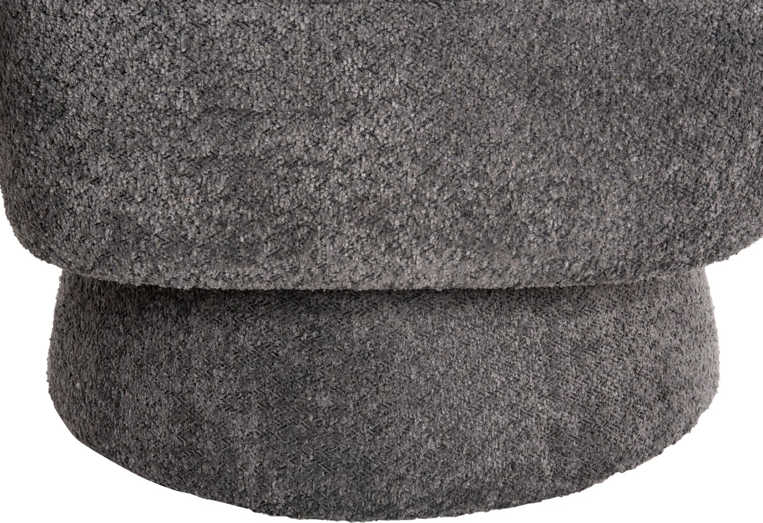 Karrige rrotulluese KARLEN FH9592.01, pëlhurë boucle gri, 78x81x77H cm