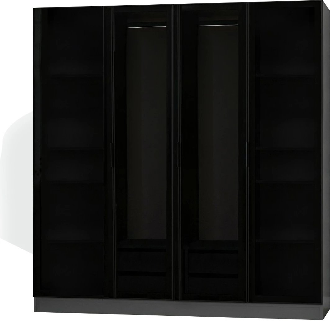 Dollap Skye Decor, anthracite e zi, 180x190x52cm