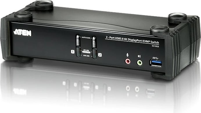 Switch ATEN CS1922 KVMP USB 3.0 4K DisplayPort, 2 porte, i zi