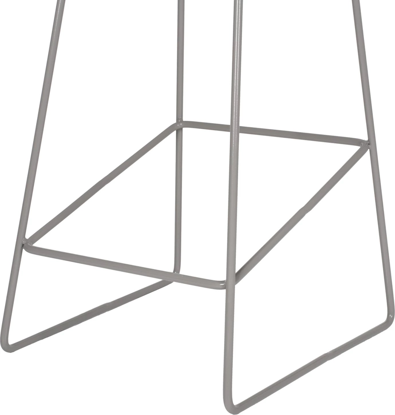 Karrige për bar metalike FH8450.10 me ulëse gri PP 47x47x83cm, set prej 2 copë