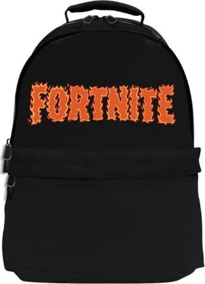 Çantë shpine GRIDE Fortnite Plain, 3 ndarje, H45x13x31cm, e zezë