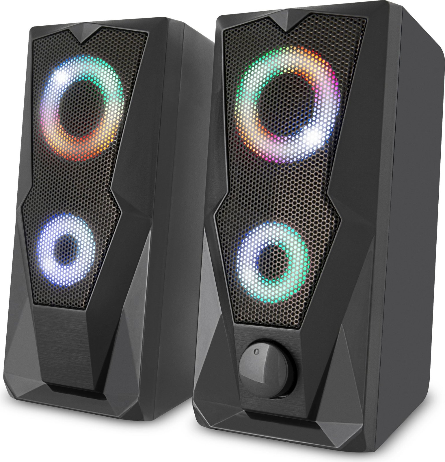 Altoparlantë 2.0 YENKEE YSP 2003RGB, 6W, e zezë