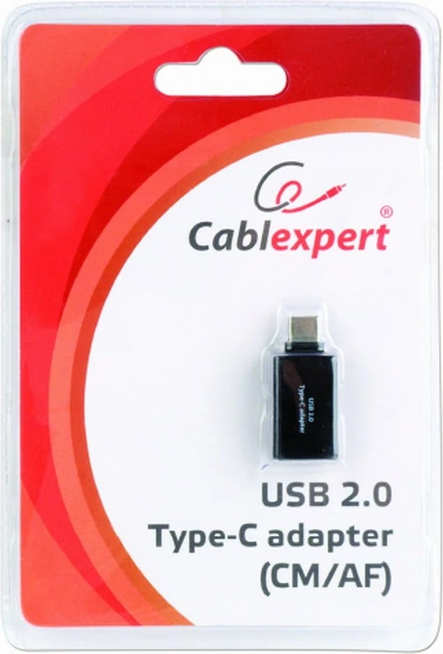 Kabllo ndërrues gjinie GEMBIRD A-USB2-CMAF-01, USB Type-C në USB Type-A, i zi