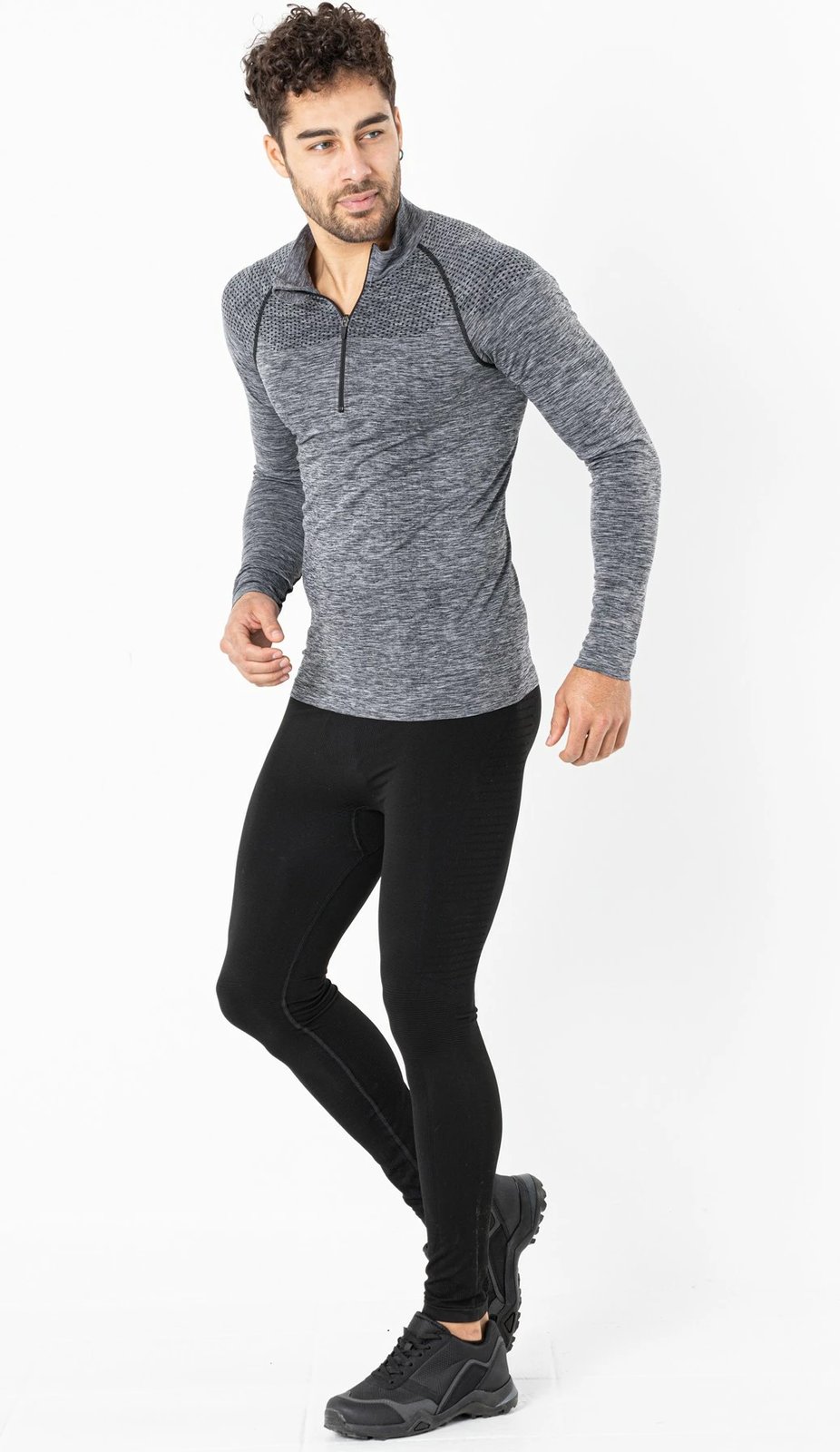 Bluzë sportive për meshkuj, gri, Jumeon, 001-001352002