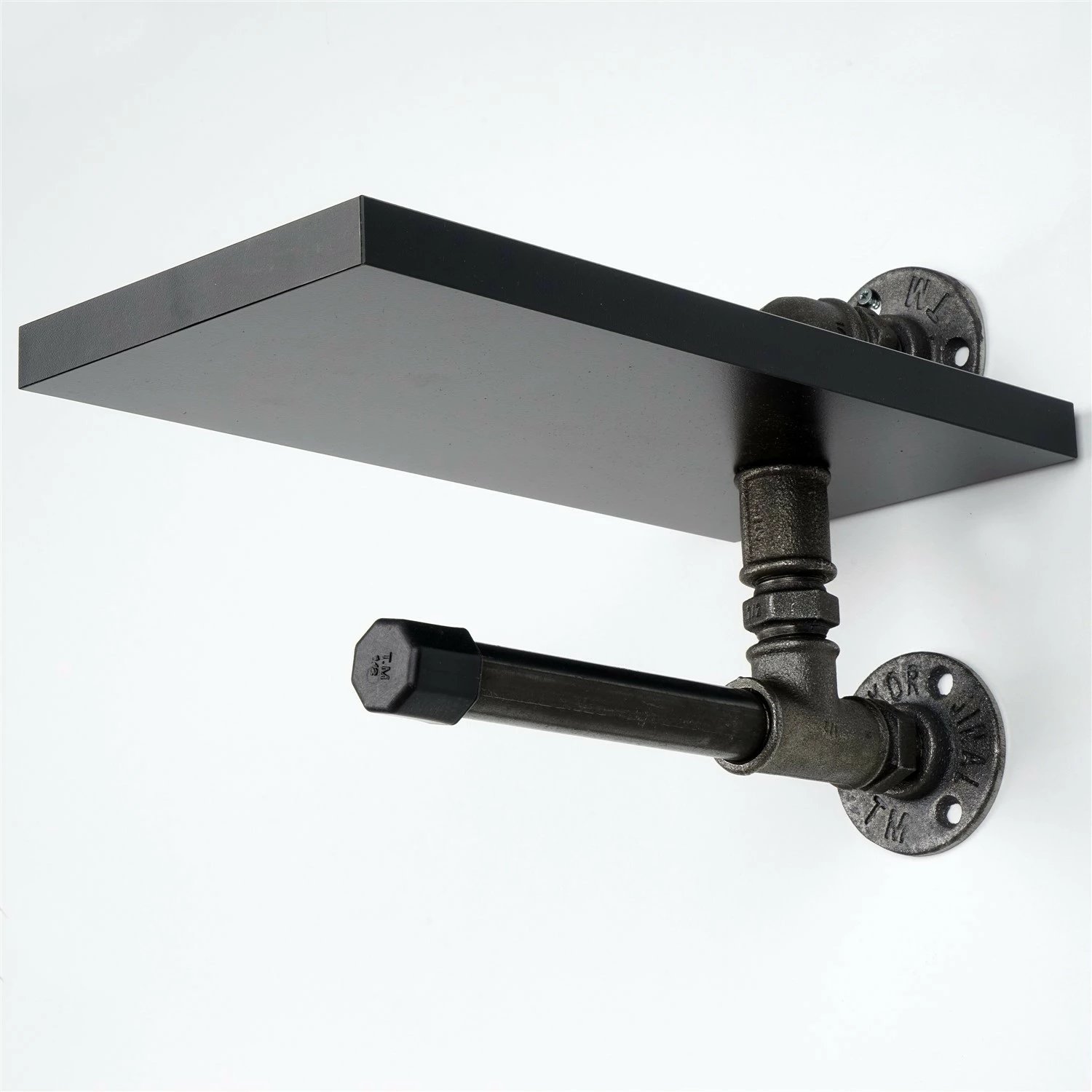 Raft muri Pipe, ngjyrë e zezë, BORURAF238