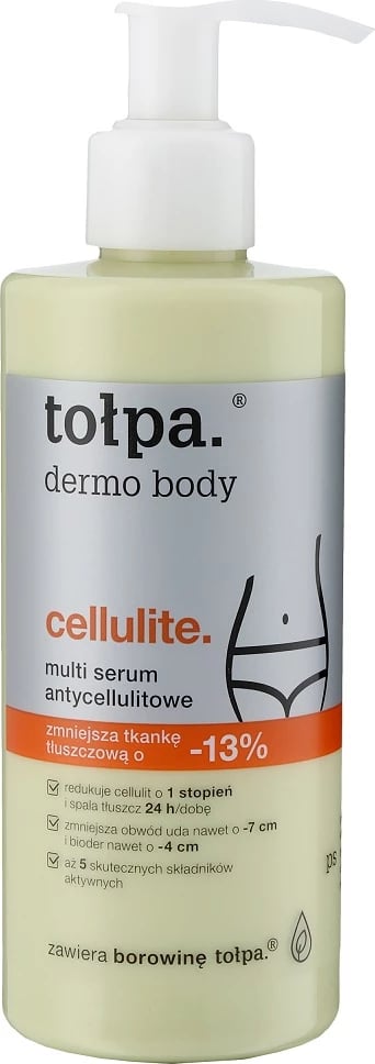 Serum anti-celulit për trup Tołpa Dermo Body Cellulite Multi për femra, 250ml