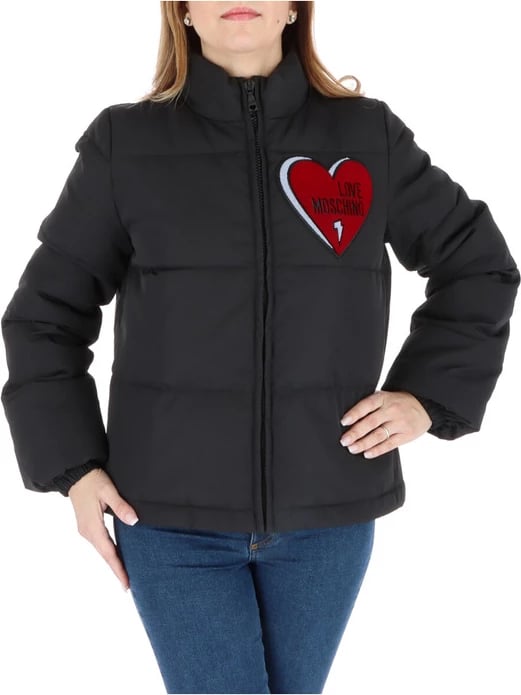 Jakne për femra Love Moschino, e zezë 