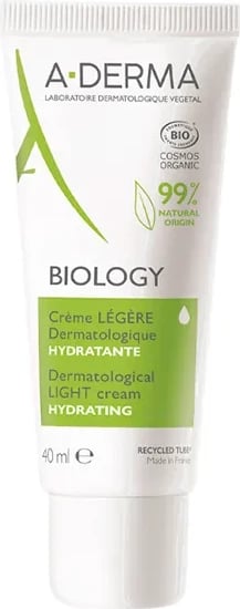 Krem hidratues i lehtë A-Derma Biology unisex 40ml