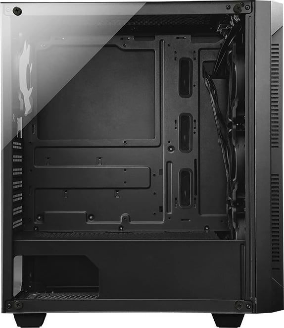 Kasë Chieftec Hunter GS-01B-OP, midi tower, xham i temperuar, RGB, e zezë Kasë Chieftec Hunter GS-01B-OP, midi tower, xham i temperuar, RGB, e zezë