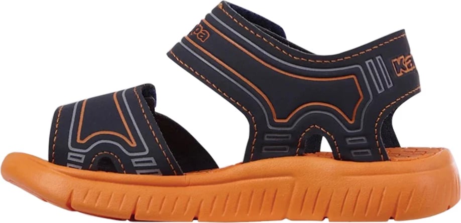 Sandale për fëmijë Kappa, navy-orange