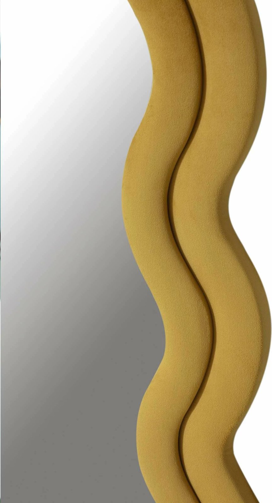 Pasqyrë Cheval, ngjyrë e verdhë, Skye Decor, Mia, 65x170cm