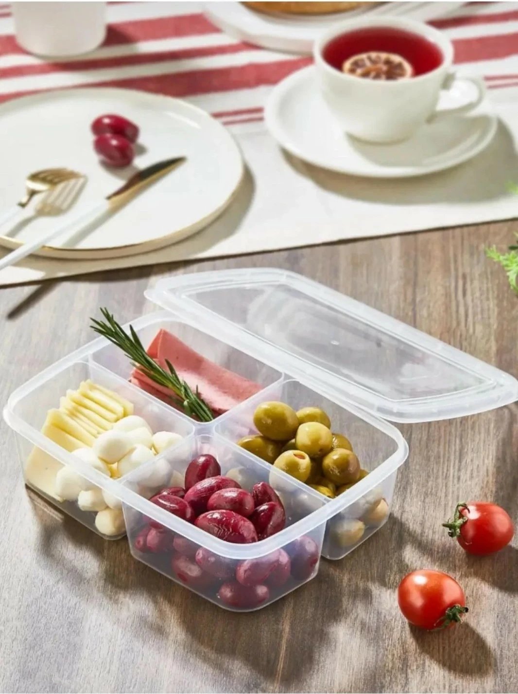 Set kuti për organizim (6 copë), Hermia Concept, transparent, 1000 ml