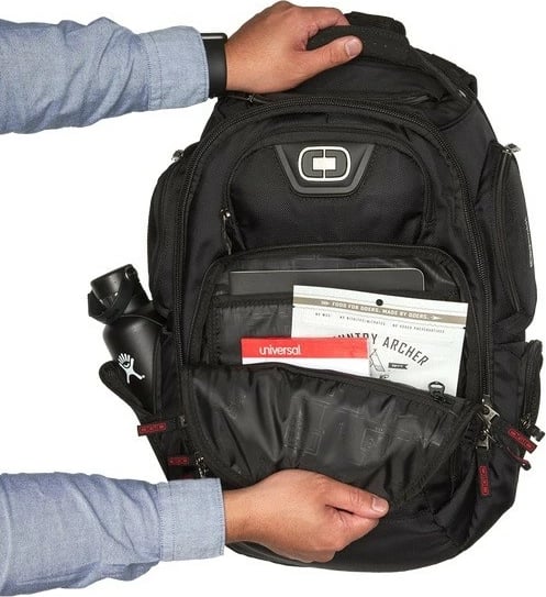 Shpinore OGIO GAMBIT BLACK, 33L, për laptop 15.6", e zezë