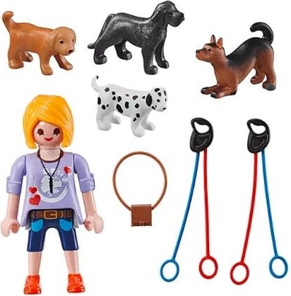 Set lodrash Playmobil Special Plus 70883, kujdestare qenushësh, 13 pjesë
