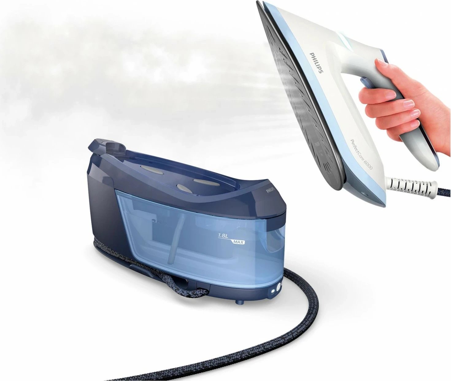 Hekur me avull gjenerues Philips PerfectCare 6000 PSG6026/20, granat