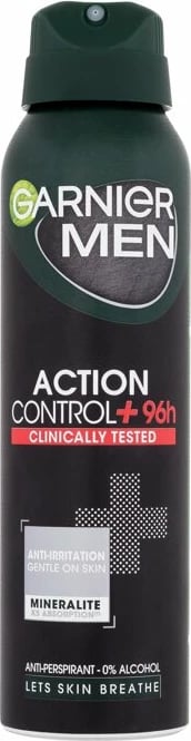 Deodorant spray Garnier Action Control+ për meshkuj 96h, 150ml