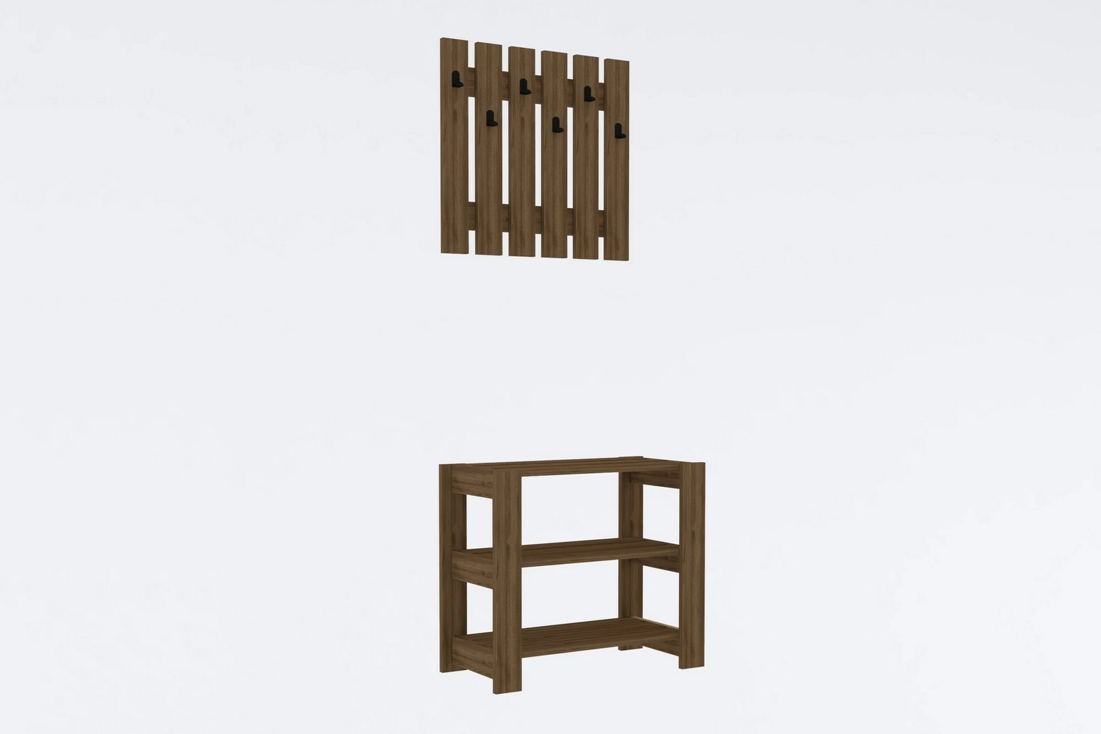 Stendë korridori Skye Decor, ngjyrë arre, Friends