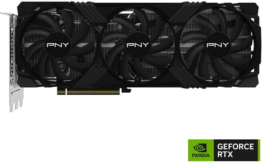 Kartelë grafike PNY GeForce RTX 4070 Ti Super 16GB OC LED TF, 16 GB, GDDR6X, PCI Express x16 4.0, e zezë