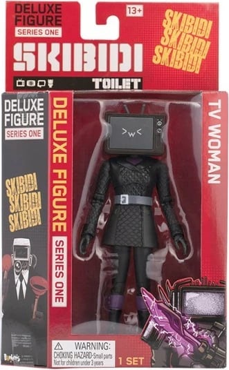 Figurë lodër Skibidi Toilet Cobi Deluxe 15 cm, modele të ndryshme