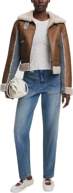 Jakne femra Desigual, beige