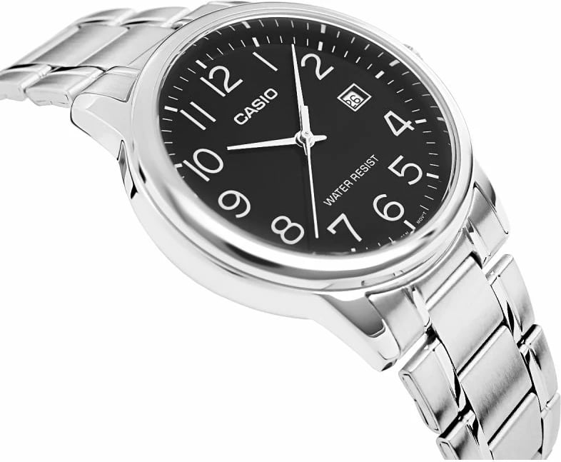 Orë dore për meshkuj Casio, argjend