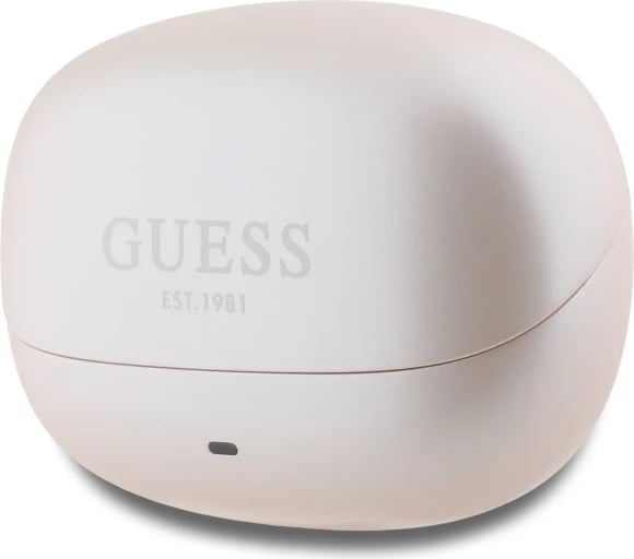 Kufje Guess GUTWST88MCTGP TWS me stacion karikimi, rozë