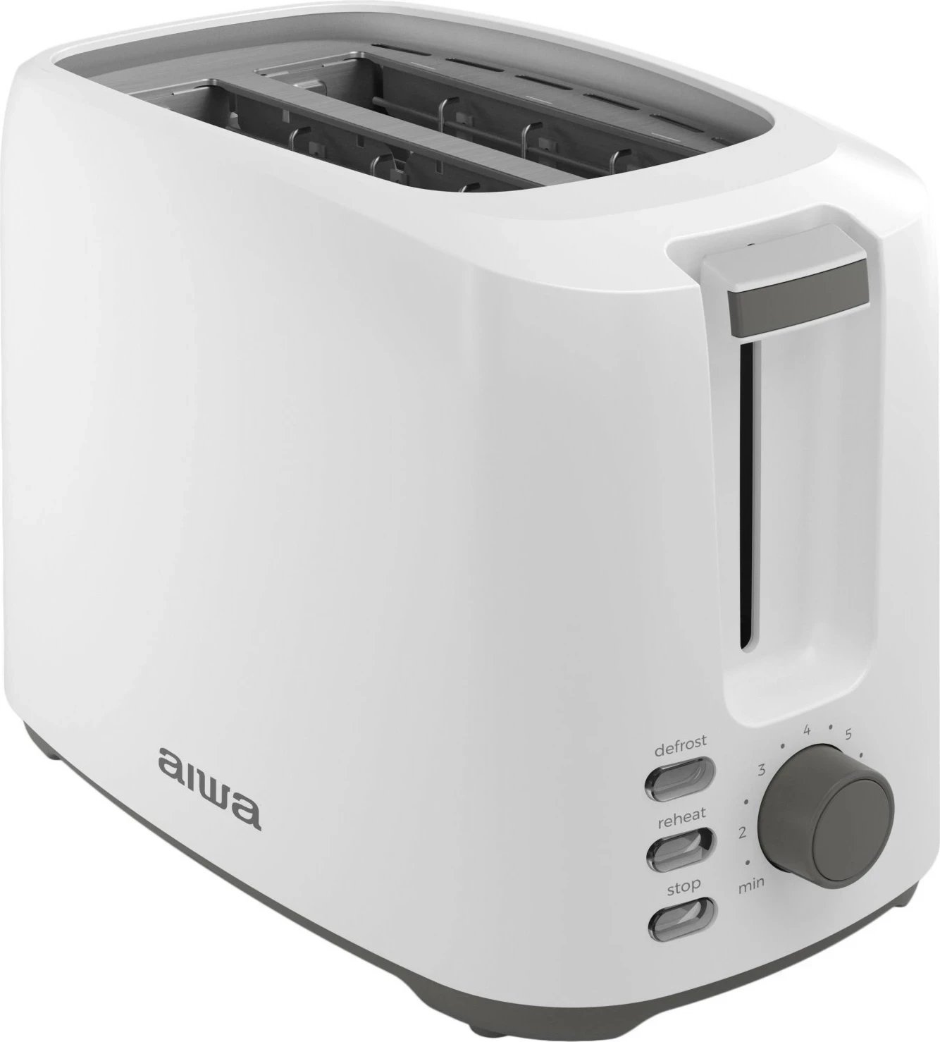 Toster Aiwa ABT700 Asatan, 2 feta, 7 nivele, bardhë