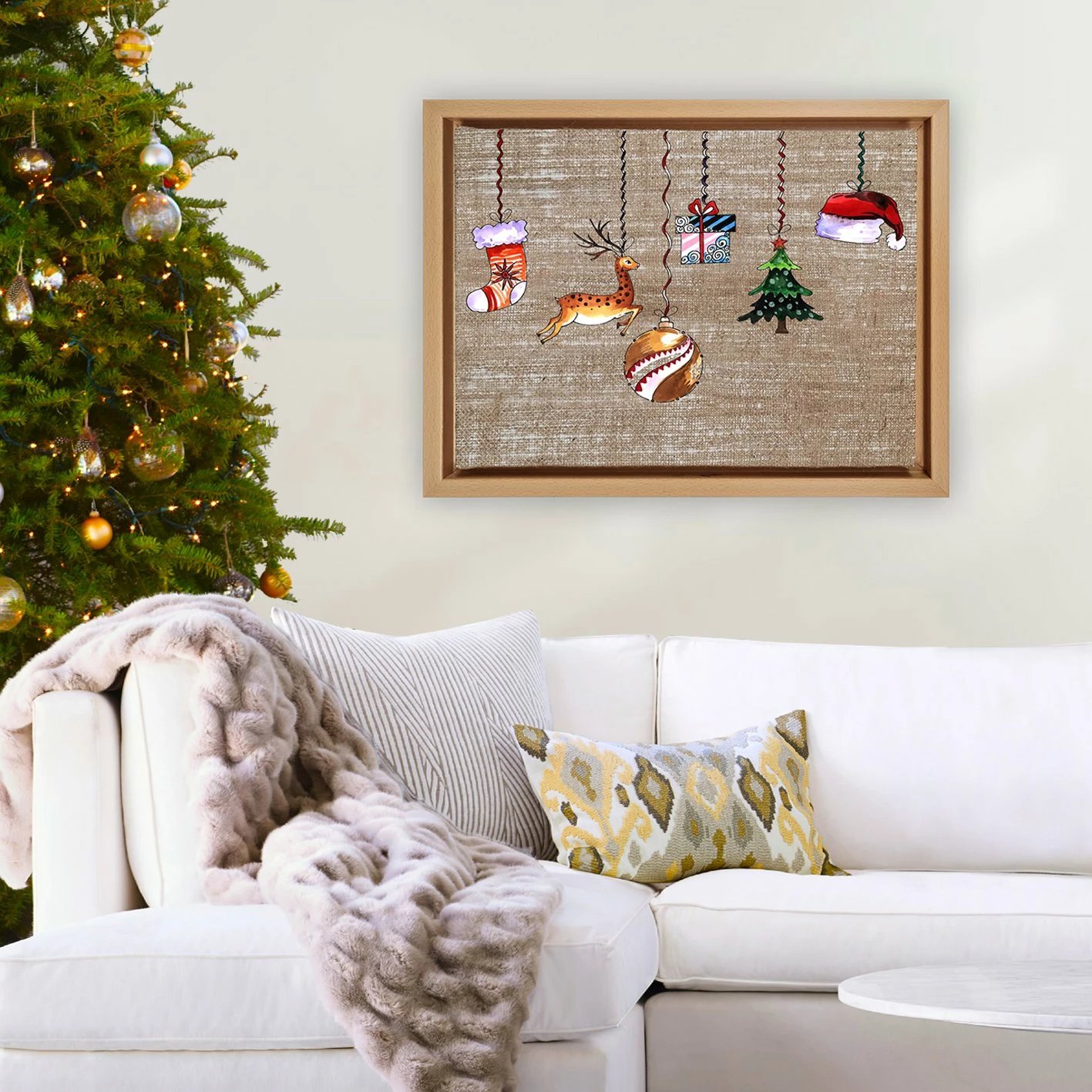 Pikturë dekorative në kanavacë me kornizë, shumëngjyrëshe, Wallity, NLJ800828_3646, 36x46cm