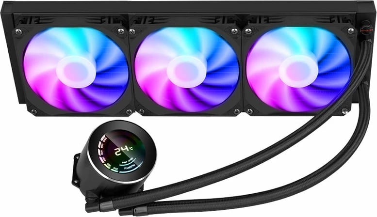 Ventilator Ftohës Me Ujë Për Kompjuter SAMA T360MM black (Zezë)