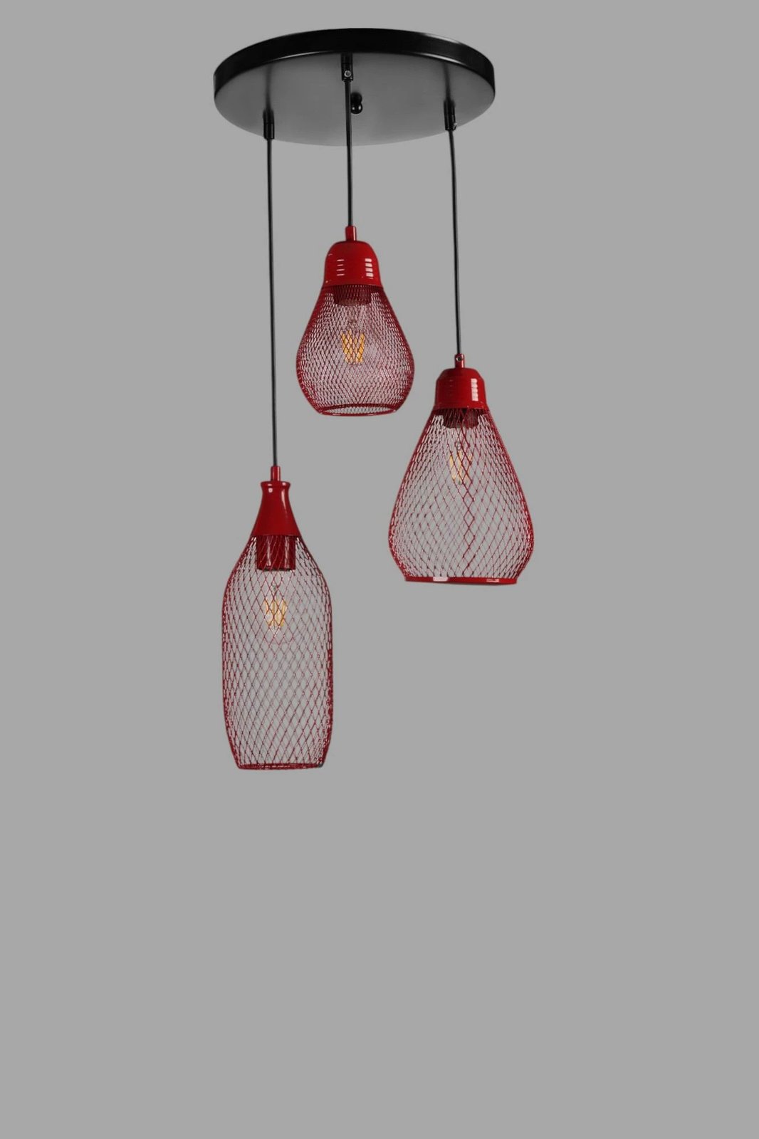 Llambadar Opviq, 9076-6, i kuq dhe i zi