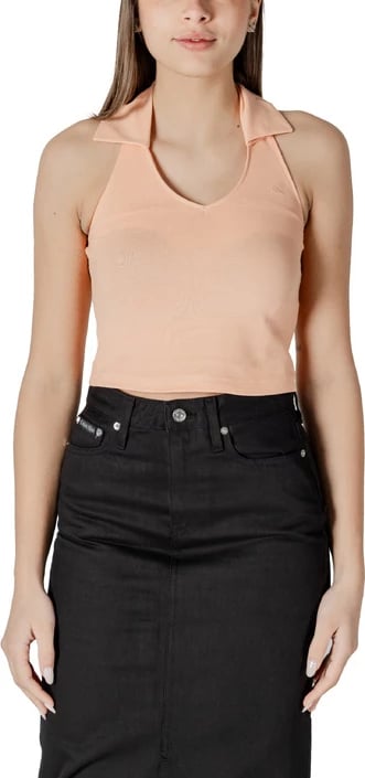 Top për femra Calvin Klein Jeans, portokalli
